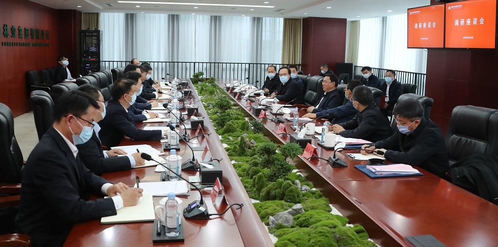 張玉卓到中國林業(yè)集團(tuán)調(diào)研