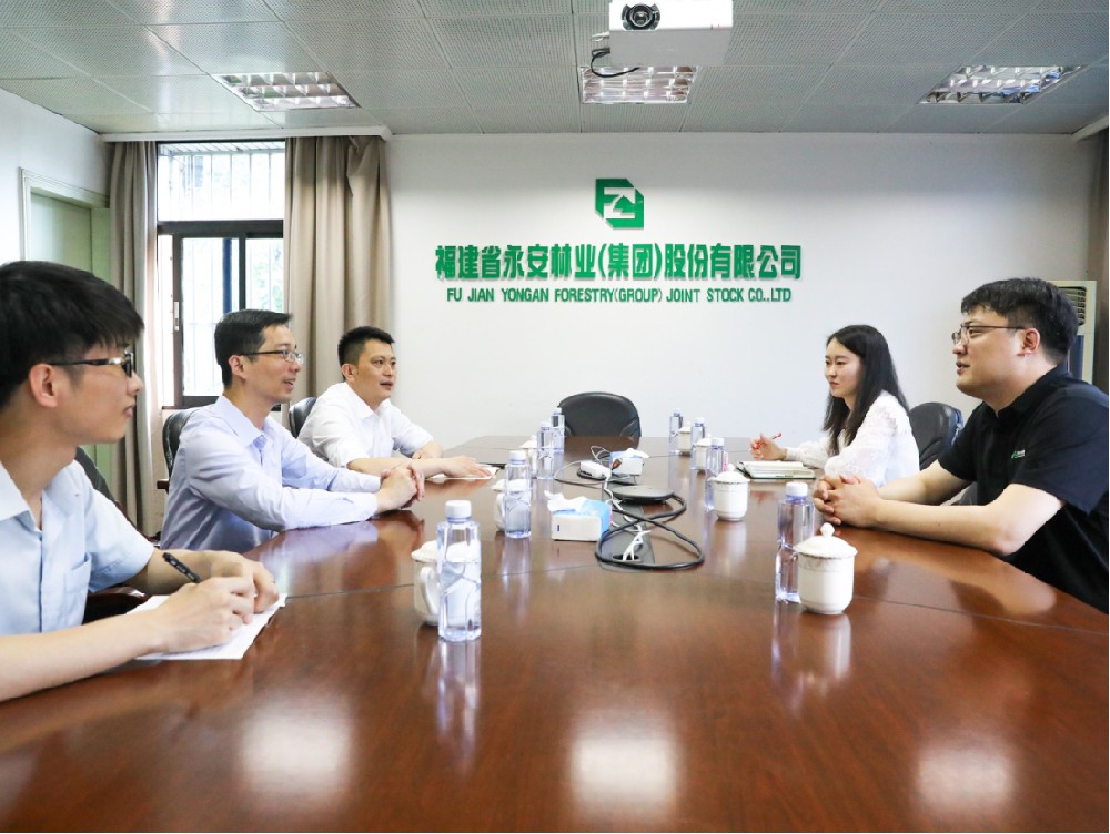 中國建設(shè)銀行三明分行行長蔡海防一行到訪永安林業(yè)