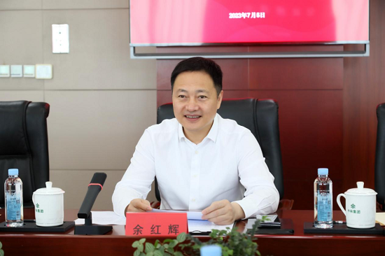 余紅輝與河北省副省長時(shí)清霜座談