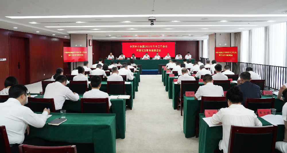 中國(guó)林業(yè)集團(tuán)召開(kāi)2025年年中工作會(huì)議暨深化改革專題推進(jìn)會(huì)