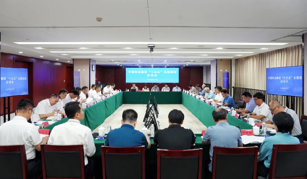 國務(wù)院國資委聯(lián)合國家有關(guān)部委和院士專家共同啟動中國林業(yè)集團“十五五”發(fā)展規(guī)劃編制工作